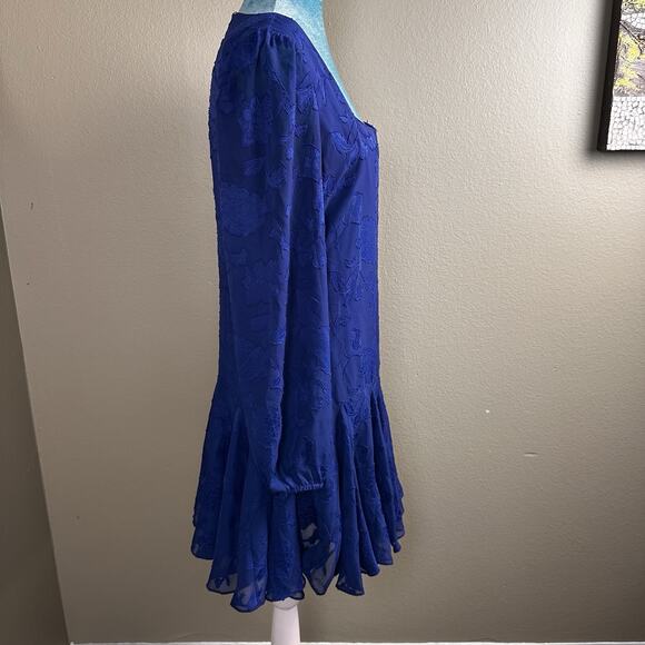 Sugar Lips Women S Dress Dillards peasant lined sleeves - Picture 3 of 14